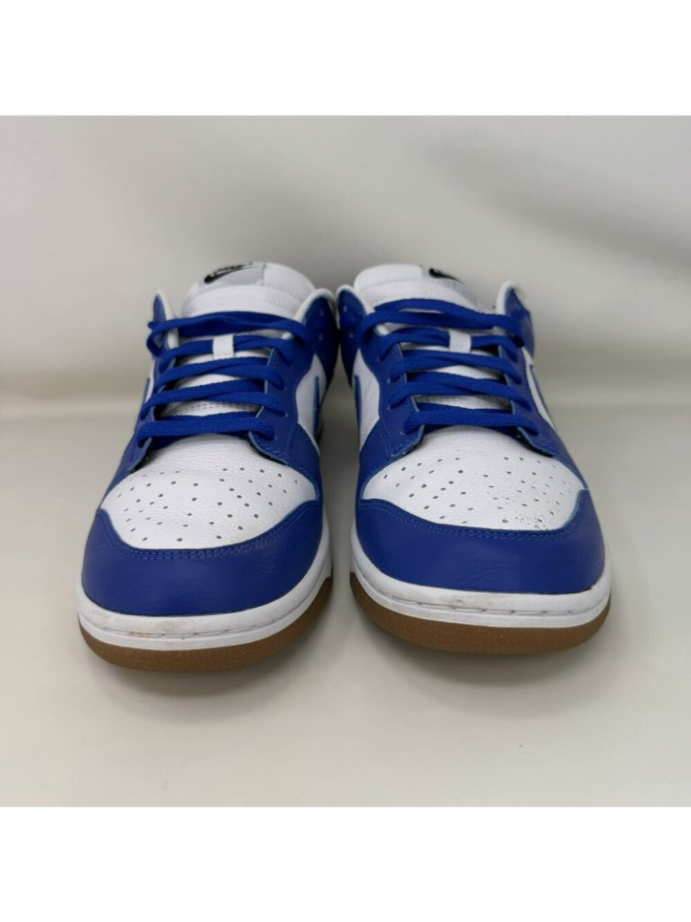 Nike By You Custom Dunk Low Athletic Shoes Blue White Men’s Size 11.5 - Picture 3 of 8